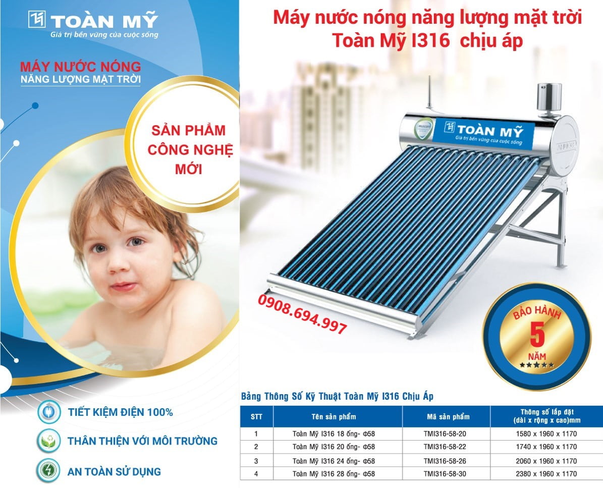 máy nước nóng năng lượng mặt trời Toàn Mỹ máy nước nóng năng lượng mặt trời Toàn Mỹ