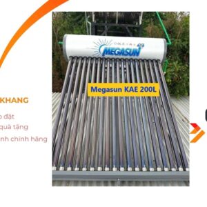 Máy nước nóng năng lượng mặt trời Megasun 200l dòng KAE