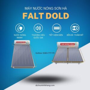 Máy nước nóng Sơn Hà tấm phẳng Flat Gold