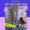 Lọc nước phèn cột Inox 304 - Mặt bích trên dưới | Van tay Lọc nước phèn
