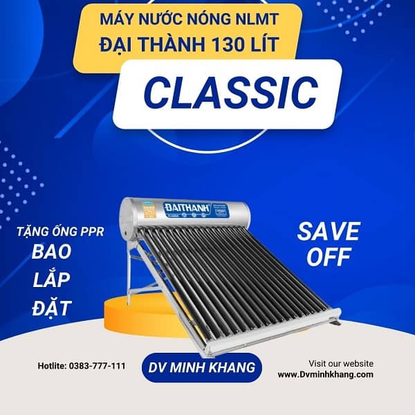 Máy nước nóng năng lượng mặt trời Đại Thành Máy nước nóng năng lượng mặt trời Đại Thành