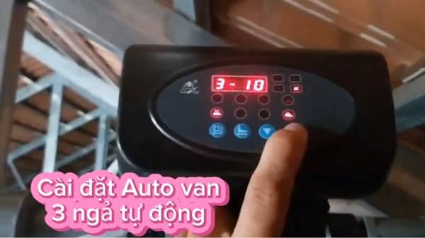 Bộ 2 cột lọc nước giếng inox 304 van tự động xúc xả Bộ 2 cột lọc nước giếng inox 304 van tự động xúc xả