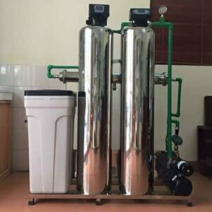 Bộ 2 cột lọc nước giếng inox 304 van tự động xúc xả - Auto van 2