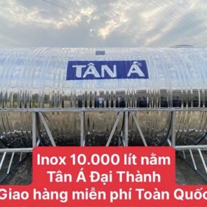 Bồn inox Tân á - Đại Thành nằm ngang