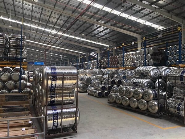Bồn inox Tân á - Đại Thành nằm ngang Bồn inox Tân á - Đại Thành nằm ngang