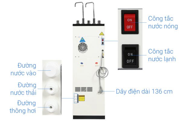 Máy lọc nước nóng lạnh Karofi KAD-X39