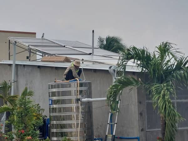 Dàn thu nhiệt nước nóng ống chân không Dàn thu nhiệt nước nóng ống chân không