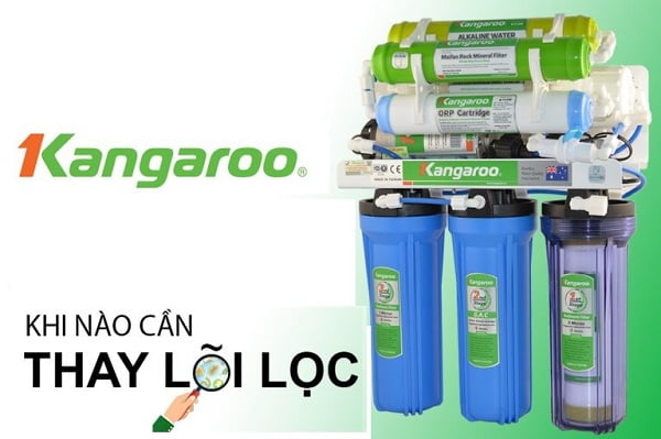 Thay lõi lọc nước Kangaroo