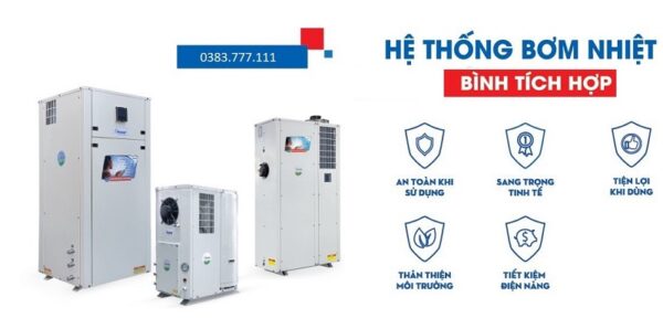 Bơm nhiệt Bình tích hợp Megasun 300L