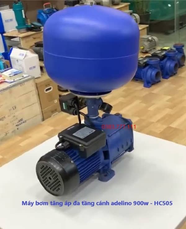 Máy bơm tăng áp đa tầng cánh adelino 900w