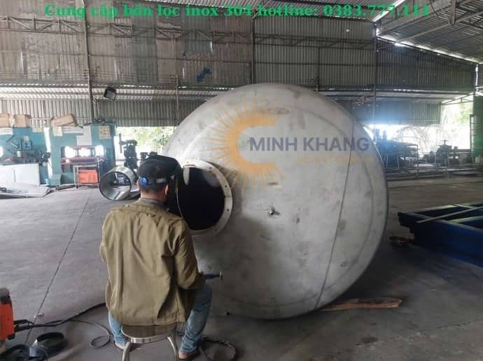 bồn lọc nước inox chịu áp lực bồn lọc nước inox chịu áp lực