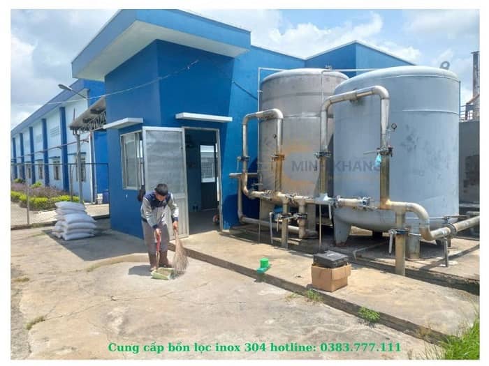 bồn lọc nước inox chịu áp lực
