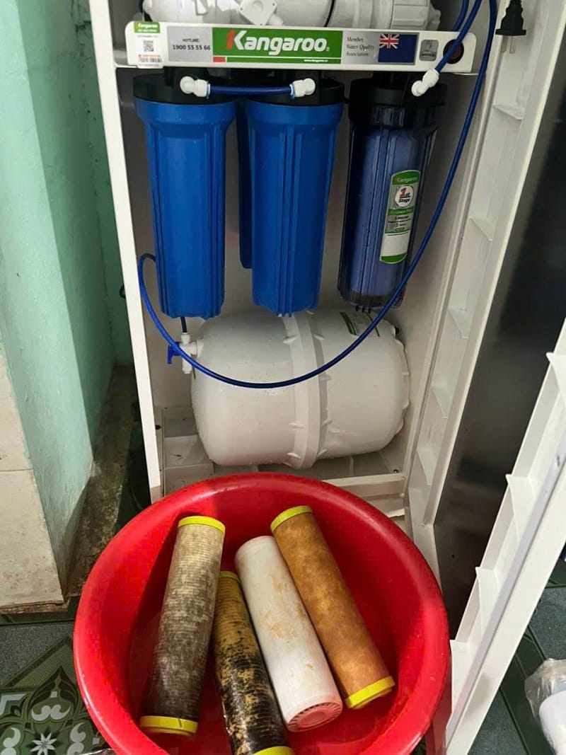 Thay lõi lọc Karofi Thay lõi lọc Karofi