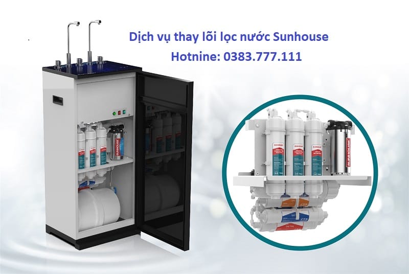 thay lõi lọc nước Sunhouse