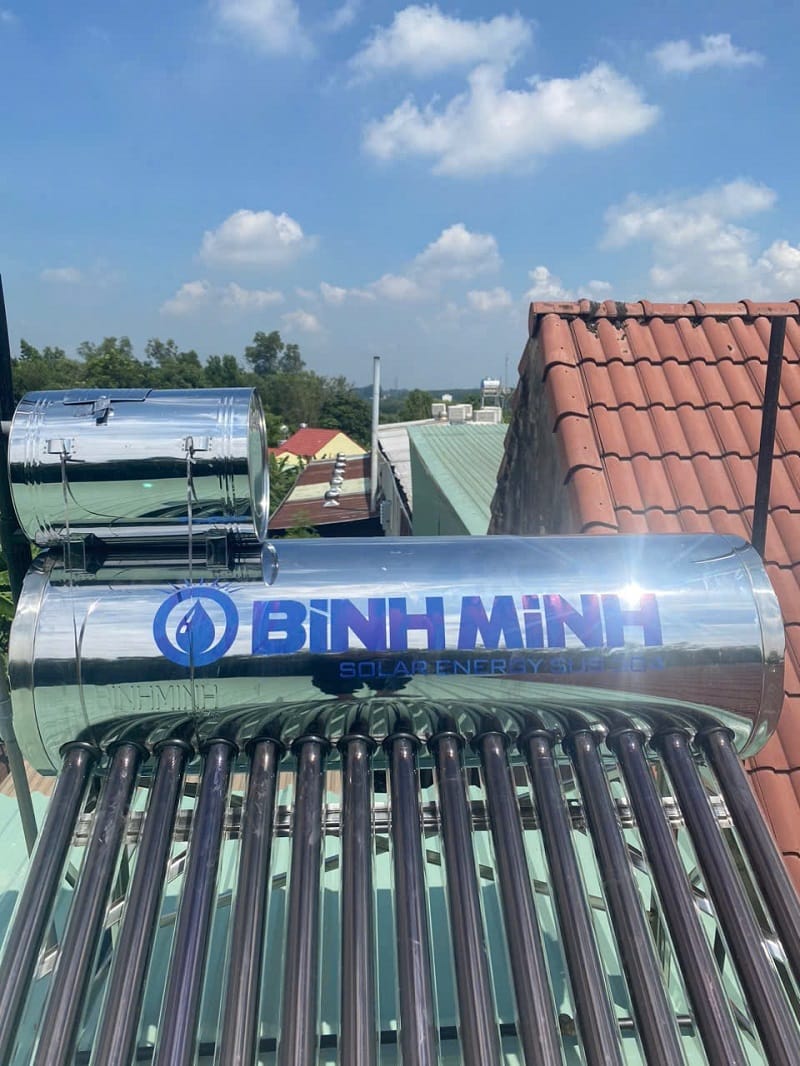 Máy nước nóng năng lượng mặt trời Bình Minh
