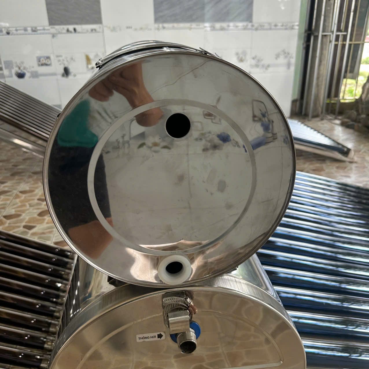 Bồn nước phụ 25L inox